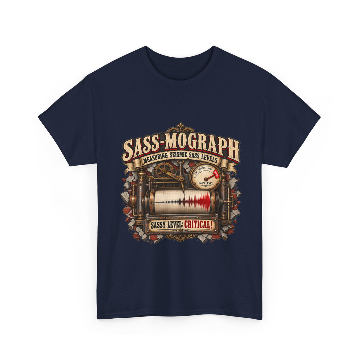 Sass-Mograph — Critical Sass Tee