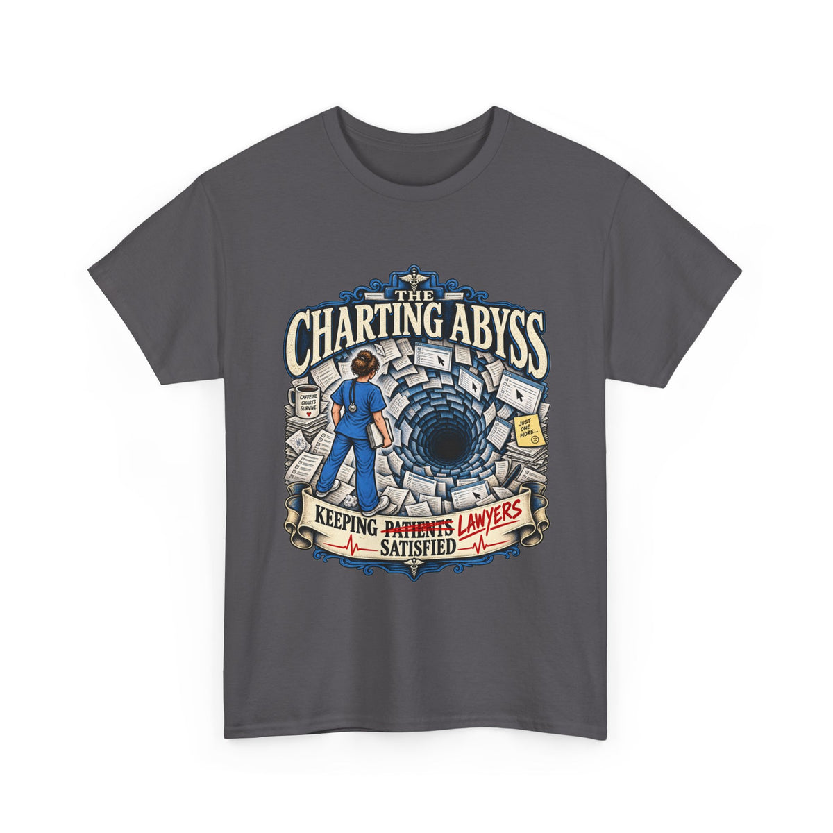 Charting Abyss — Nurse Tee