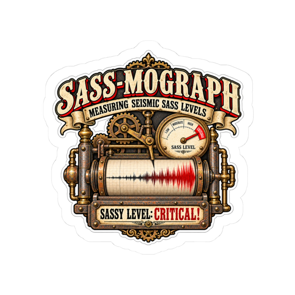 Sass-Mograph — Sticker