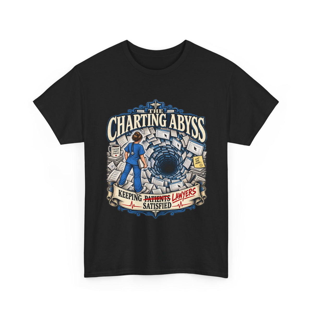 Charting Abyss — Nurse Tee