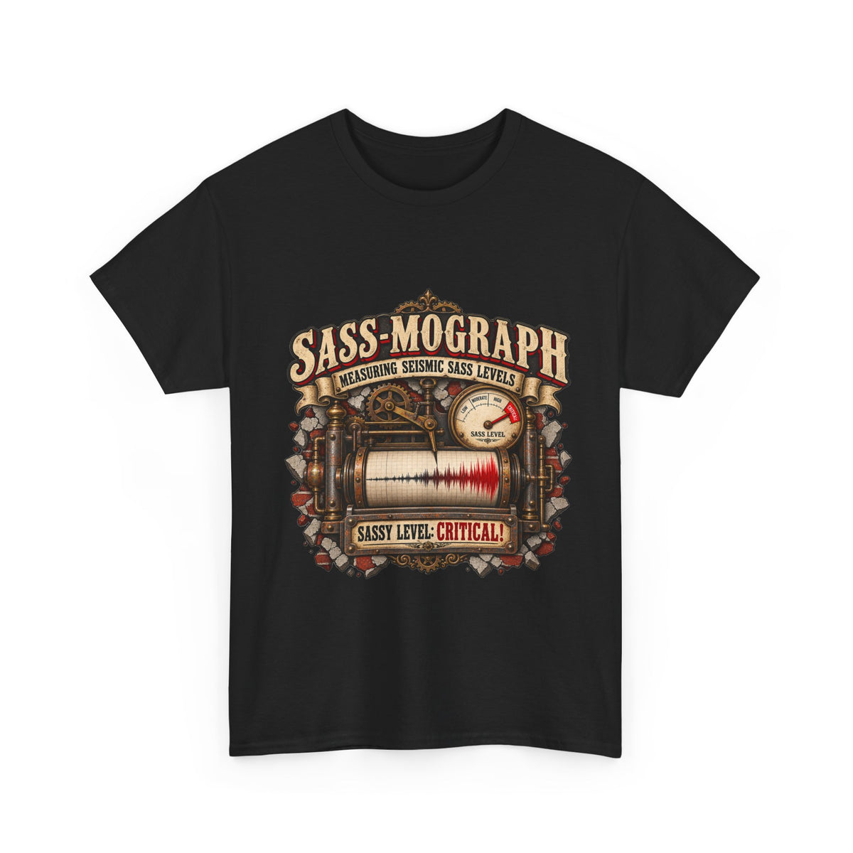 Sass-Mograph — Critical Sass Tee