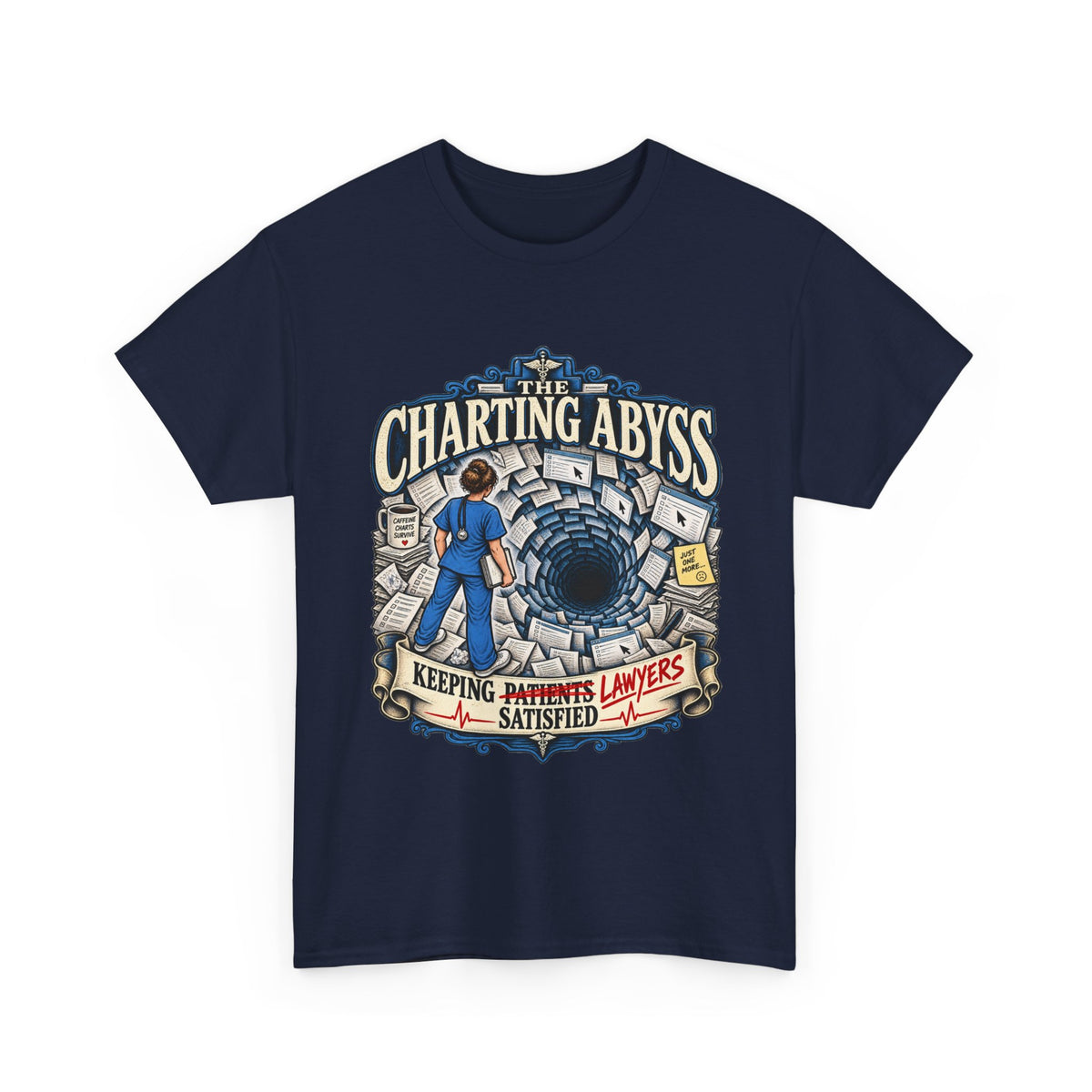 Charting Abyss — Nurse Tee