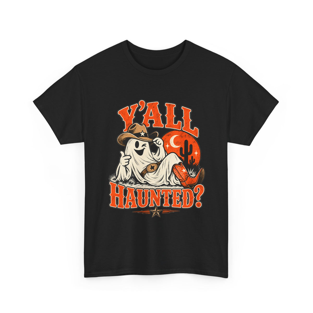 Y’all Haunted? — Cowboy Ghost Tee